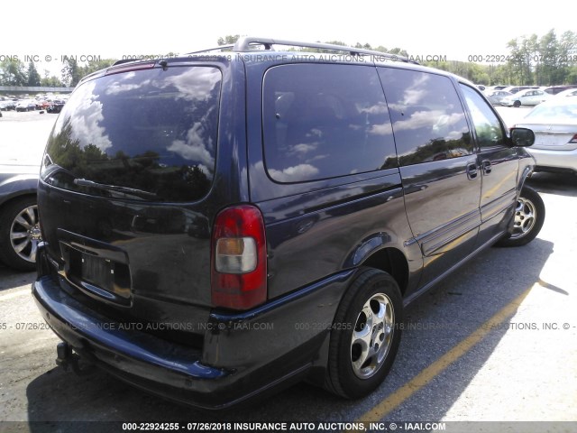 1GHDX03E43D108312 - 2003 OLDSMOBILE SILHOUETTE Dark Blue photo 4