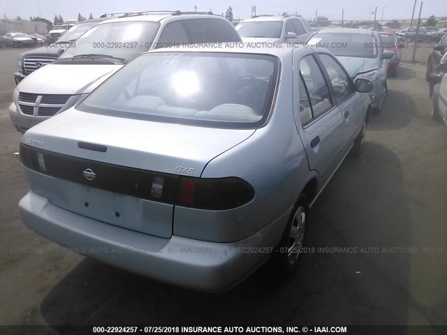 1N4AB41D7TC801170 - 1996 NISSAN SENTRA E/XE/GXE/GLE BLUE photo 4