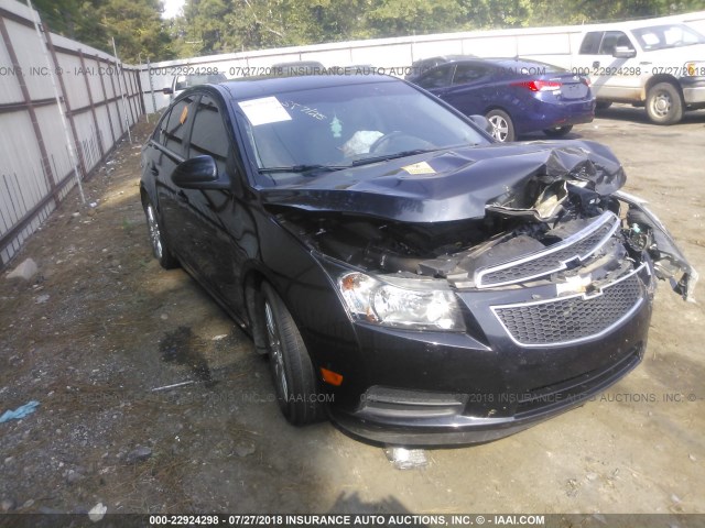 1G1PH5SB7E7484775 - 2014 CHEVROLET CRUZE ECO BLACK photo 1