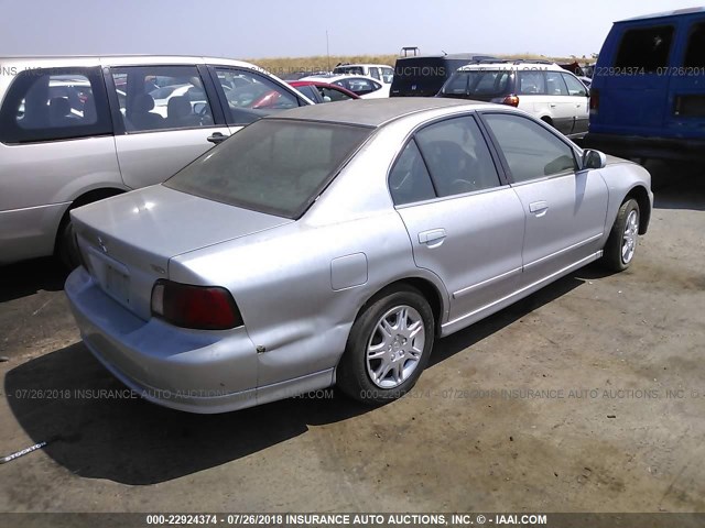 4A3AA46G73E137907 - 2003 MITSUBISHI GALANT ES/LS SILVER photo 4