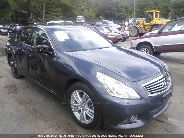 JN1DV6AR4BM451661 - 2011 INFINITI G25 GRAY photo 1