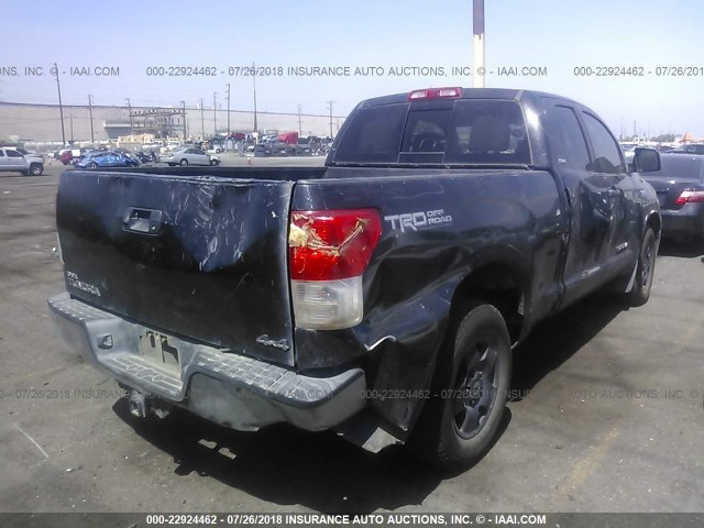 5TFUY5F16CX211867 - 2012 TOYOTA TUNDRA DOUBLE CAB SR5 BLACK photo 4