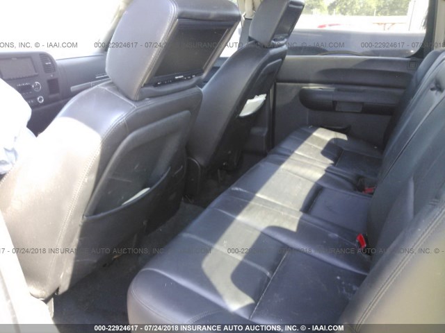 3GTP1VE04BG266542 - 2011 GMC SIERRA C1500 SLE GRAY photo 8