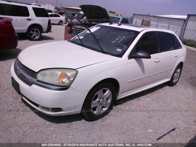 1G1ZU64855F226109 - 2005 CHEVROLET MALIBU MAXX LT WHITE photo 2