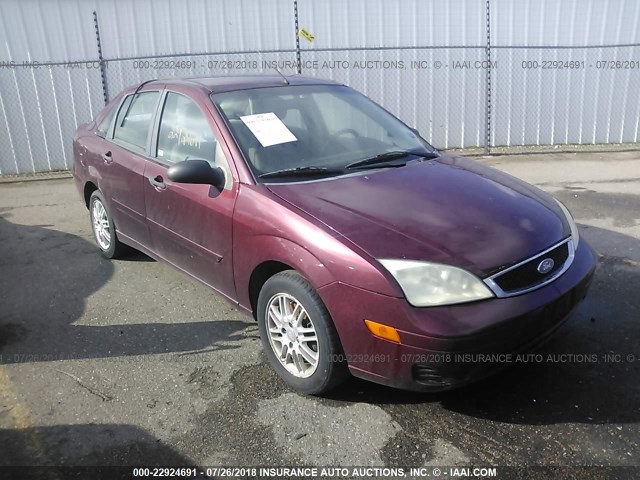 1FAFP34N67W254614 - 2007 FORD FOCUS ZX4/S/SE/SES RED photo 1