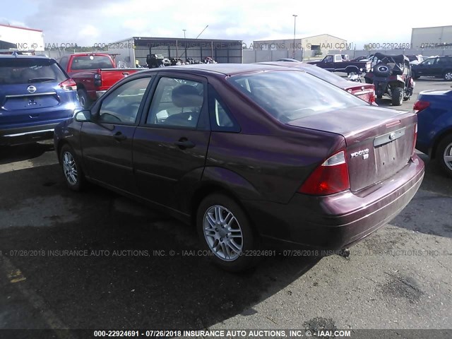 1FAFP34N67W254614 - 2007 FORD FOCUS ZX4/S/SE/SES 红色 照片 3