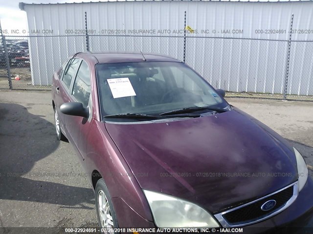 1FAFP34N67W254614 - 2007 FORD FOCUS ZX4/S/SE/SES RED photo 6