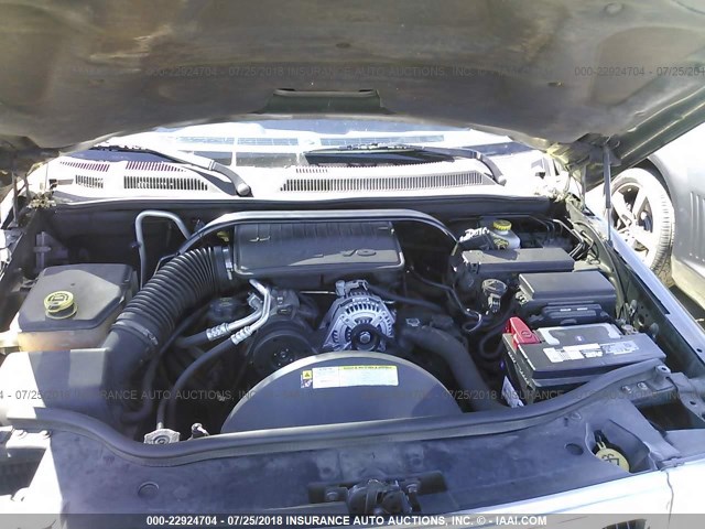 1J8HG48K57C598390 - 2007 JEEP COMMANDER GREEN photo 10