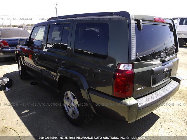 1J8HG48K57C598390 - 2007 JEEP COMMANDER GREEN photo 3
