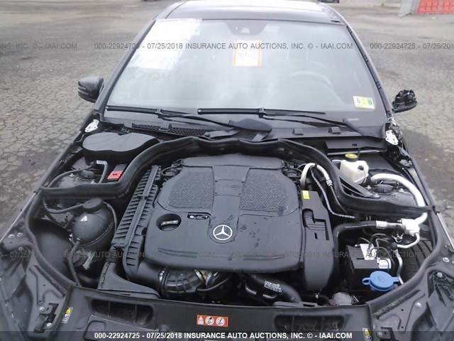 WDDGF5HB0CR200429 - 2012 MERCEDES-BENZ C 350 BLACK photo 10