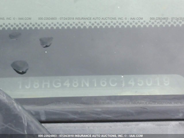 1J8HG48N16C145019 - 2006 JEEP COMMANDER BLUE photo 9