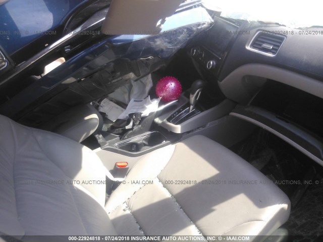 19XFB2F93FE044810 - 2015 HONDA CIVIC EXL 蓝色 照片 5