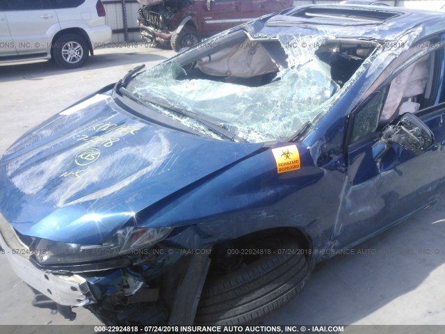 19XFB2F93FE044810 - 2015 HONDA CIVIC EXL 蓝色 照片 6