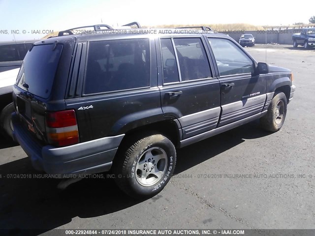 1J4GZ58S3WC366625 - 1998 JEEP GRAND CHEROKEE LAREDO/TSI BLACK photo 4