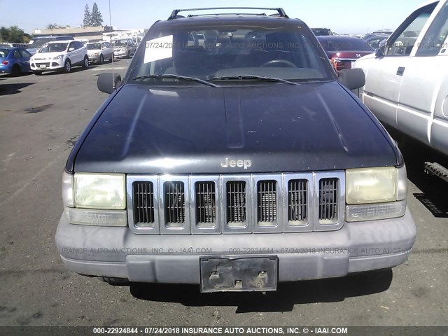 1J4GZ58S3WC366625 - 1998 JEEP GRAND CHEROKEE LAREDO/TSI BLACK photo 6