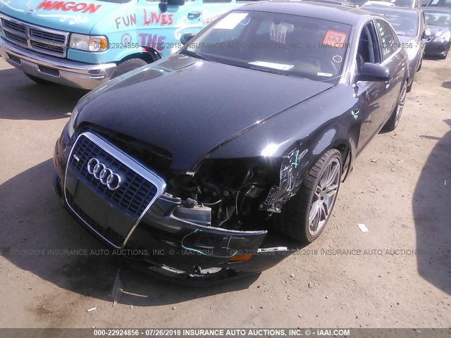 WAUDH74F28N048435 - 2008 AUDI A6 3.2 QUATTRO BLACK photo 2