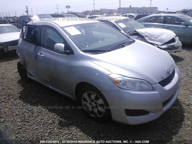 2T1KU4EE1BC558280 - 2011 TOYOTA COROLLA MATRIX  SILVER photo 1