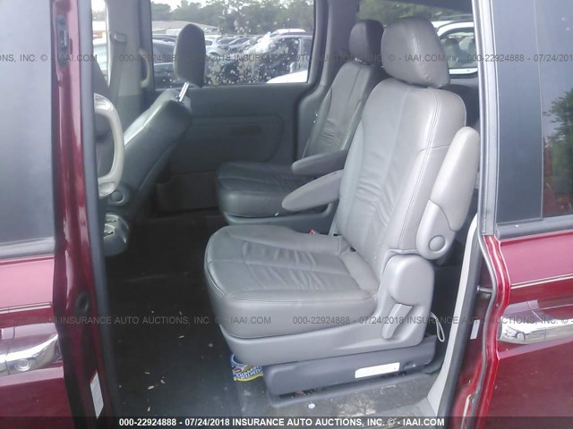 KNDMH4C75C6429470 - 2012 KIA SEDONA EX RED photo 8