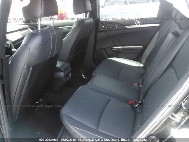 SHHFK7H97JU222049 - 2018 HONDA CIVIC SPORT TOURING BLACK photo 8