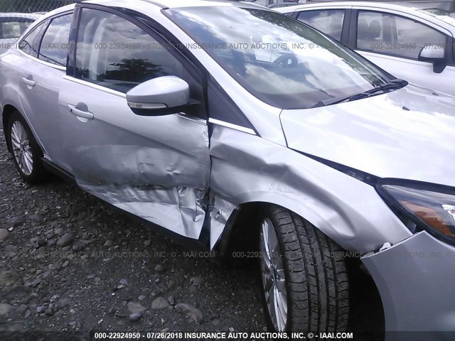 1FADP3J28DL229843 - 2013 FORD FOCUS TITANIUM SILVER photo 6