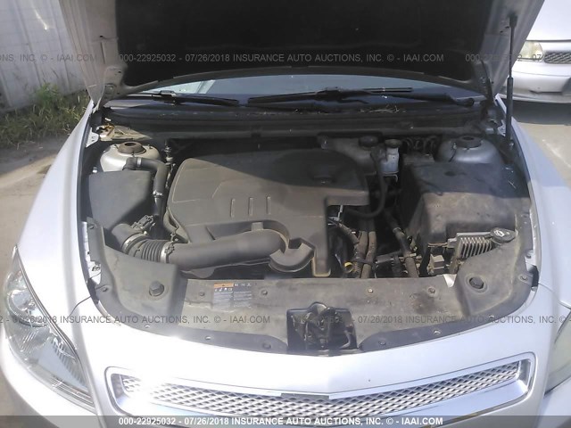 1G1ZE5EBXAF306355 - 2010 CHEVROLET MALIBU LTZ 银色 照片 10