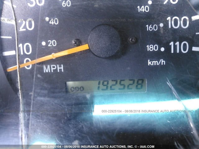 4TASN92N9YZ641013 - 2000 TOYOTA TACOMA XTRACAB PRERUNNER ვერცხლისფერი ფოტო 7