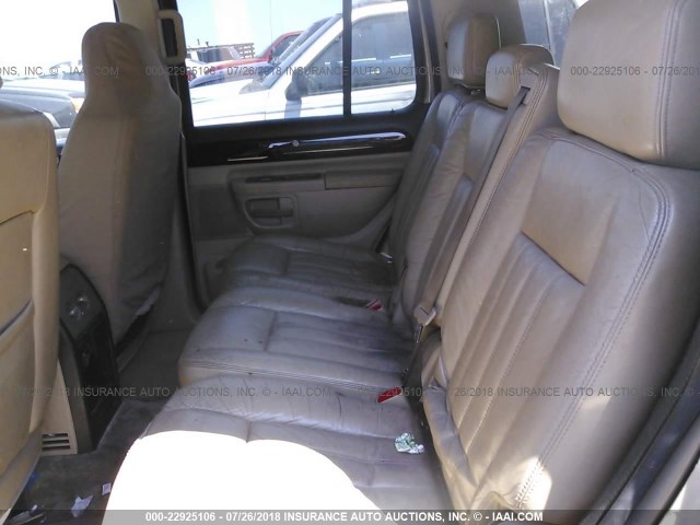 5LMEU88H25ZJ30036 - 2005 LINCOLN AVIATOR 金色 照片 8