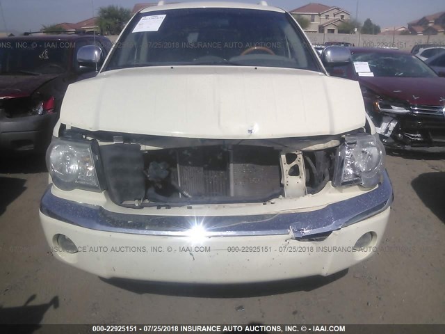 1A8HX58NX8F135967 - 2008 CHRYSLER ASPEN LIMITED WHITE photo 6