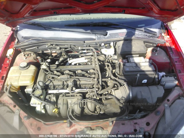 1FAFP34N87W172643 - 2007 FORD FOCUS ZX4/S/SE/SES 红色 照片 10