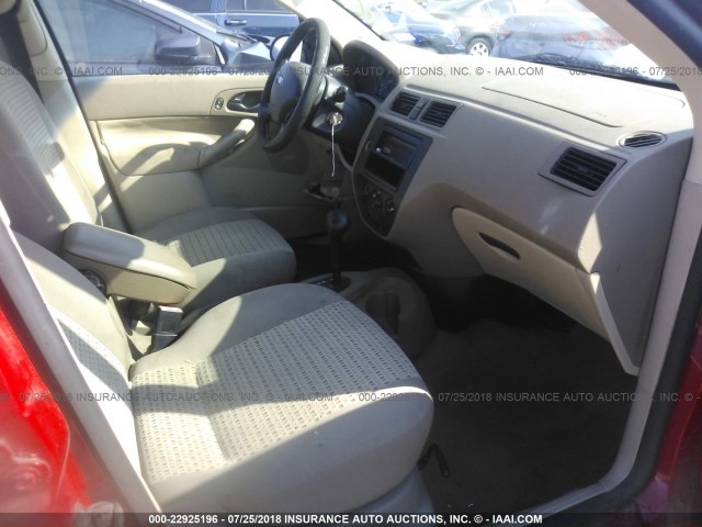 1FAFP34N87W172643 - 2007 FORD FOCUS ZX4/S/SE/SES 红色 照片 5