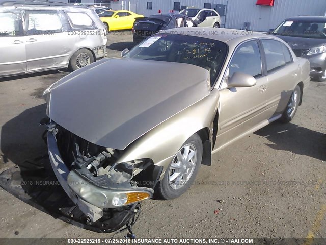 1G4HR54K45U168026 - 2005 BUICK LESABRE LIMITED TAN photo 2