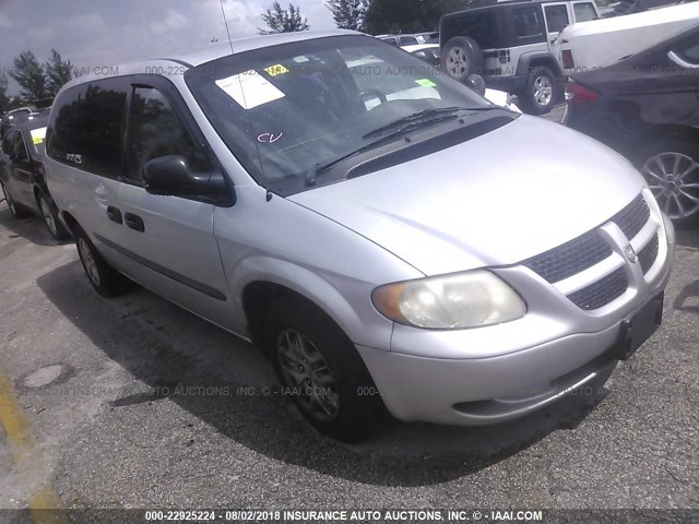 1D4GP24R84B598351 - 2004 DODGE GRAND CARAVAN SE GRAY photo 1