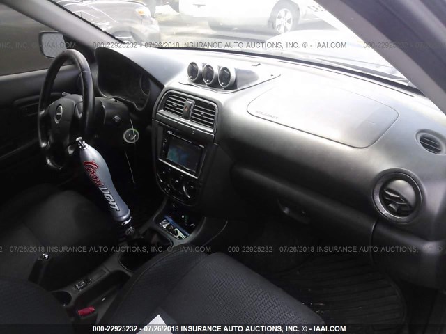 JF1GD29694G516303 - 2004 SUBARU IMPREZA WRX GRAY photo 5