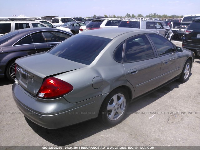 1FAFP55243A208898 - 2003 FORD TAURUS SES GRAY photo 4