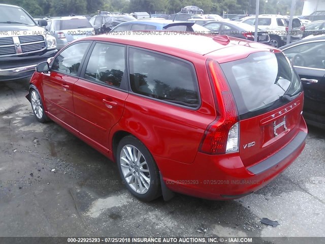 YV1382MW7A2571579 - 2010 VOLVO V50 2.4I RED photo 3