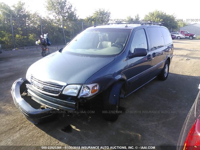 1GNDX13E34D105115 - 2004 CHEVROLET VENTURE LUXURY Dark Blue photo 2