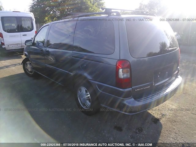 1GNDX13E34D105115 - 2004 CHEVROLET VENTURE LUXURY Dark Blue photo 3