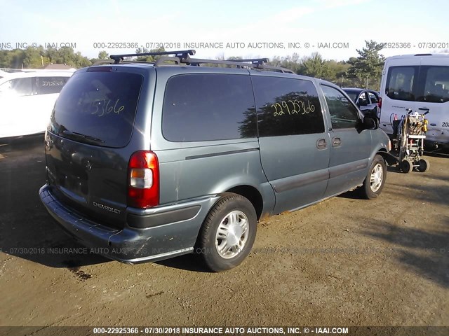 1GNDX13E34D105115 - 2004 CHEVROLET VENTURE LUXURY Dark Blue photo 4