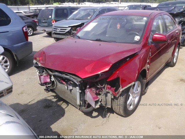 JA3AU26U78U003141 - 2008 MITSUBISHI LANCER ES RED photo 6