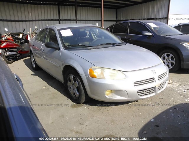 1B3AJ56U81N503046 - 2001 DODGE STRATUS ES SILVER photo 1