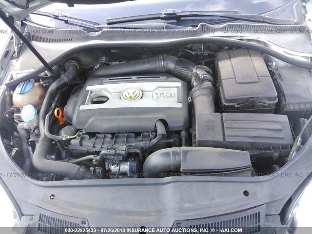 3VWRJ71K89M032537 - 2009 VOLKSWAGEN JETTA WOLFSBURG 银色 照片 10