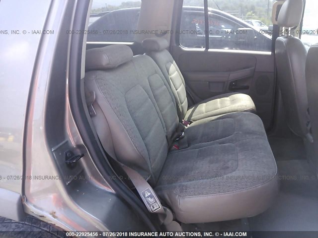 1FMZU72E52ZC11685 - 2002 FORD EXPLORER XLS BEIGE photo 8