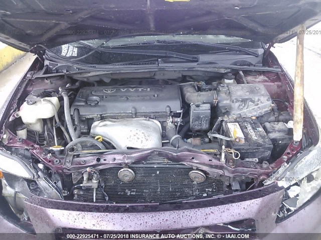 JTKDE167X50045489 - 2005 TOYOTA SCION TC PURPLE photo 10