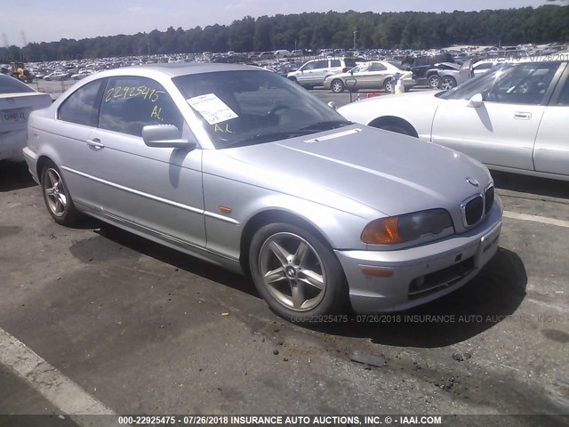 WBABN33471JW55419 - 2001 BMW 325 CI SILVER photo 1