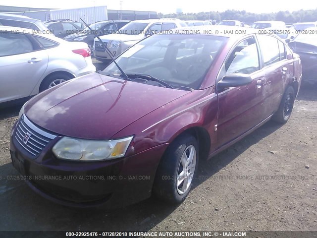 1G8AJ55F46Z173305 - 2006 SATURN ION LEVEL 2 MAROON photo 2