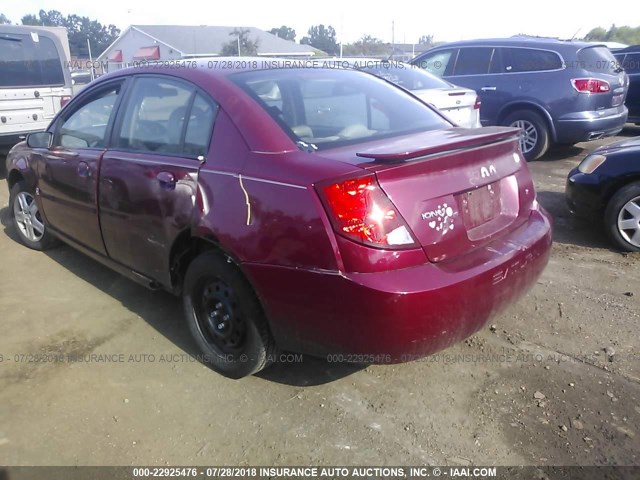 1G8AJ55F46Z173305 - 2006 SATURN ION LEVEL 2 MAROON photo 3