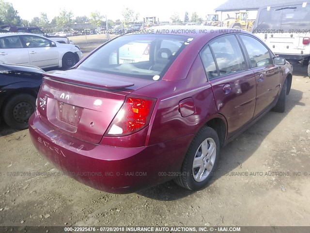 1G8AJ55F46Z173305 - 2006 SATURN ION LEVEL 2 MAROON photo 4