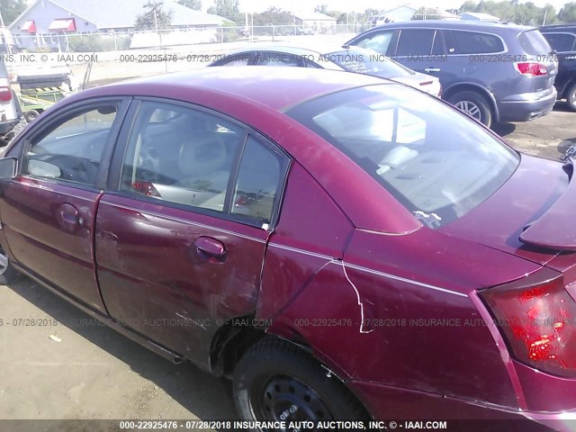1G8AJ55F46Z173305 - 2006 SATURN ION LEVEL 2 MAROON photo 6