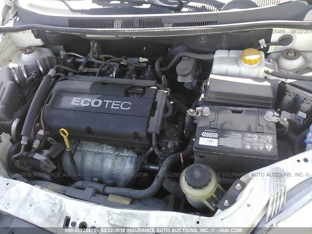 KL1TD66E09B650351 - 2009 CHEVROLET AVEO LS/LT 白色 照片 10
