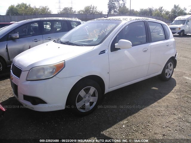 KL1TD66E09B650351 - 2009 CHEVROLET AVEO LS/LT 白色 照片 2